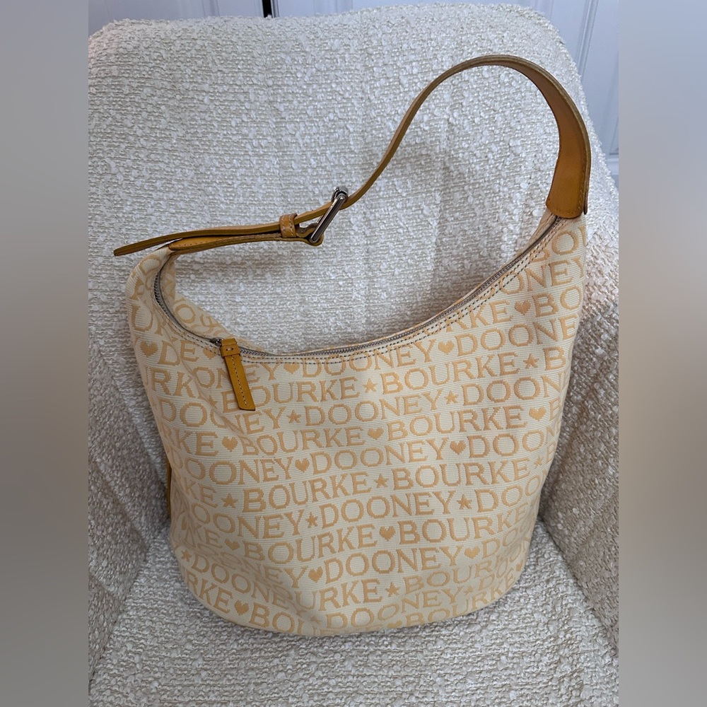 Dooney & Bourke Lemon Yellow Hobo Bag